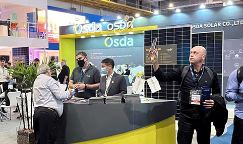 Osda solar na Intersolar South America em 2022