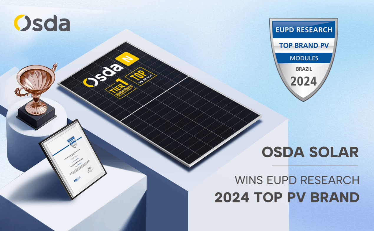 Osda Solar ganha marca anual TOP PV